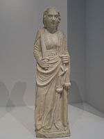 Statue, La Force et la Justice (de Entourage de Tino di Camaino, Toscane, 1ere moitie du 14e, Marbre)(1)